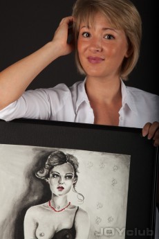 Die Erotik-Geschichte "Opfer der Lust" inspirierte Künstlerin Franziska Kilger.