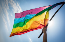 The pride flag is a symbol for all queer forms of identity.